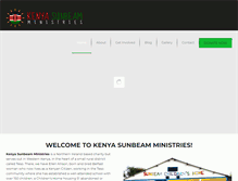 Tablet Screenshot of kenyasunbeamministries.org